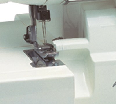 Presser foot and cutting knife of the Brother 1034D